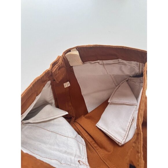 VERSACE Brown 100% Cotton Basketweave Twill Low Rise Skinny Jeans Pants, Size 30 - Picture 13 of 16